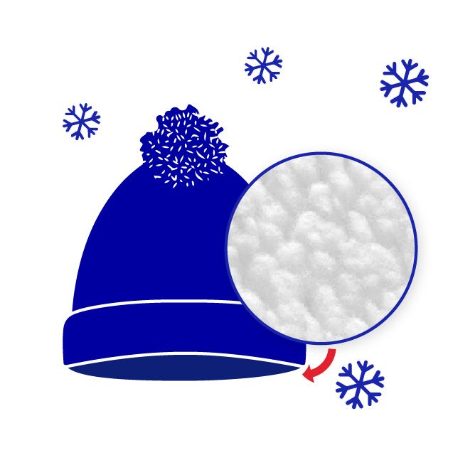 Bonnet Jus de Pomme Navy Bébé - Polaire