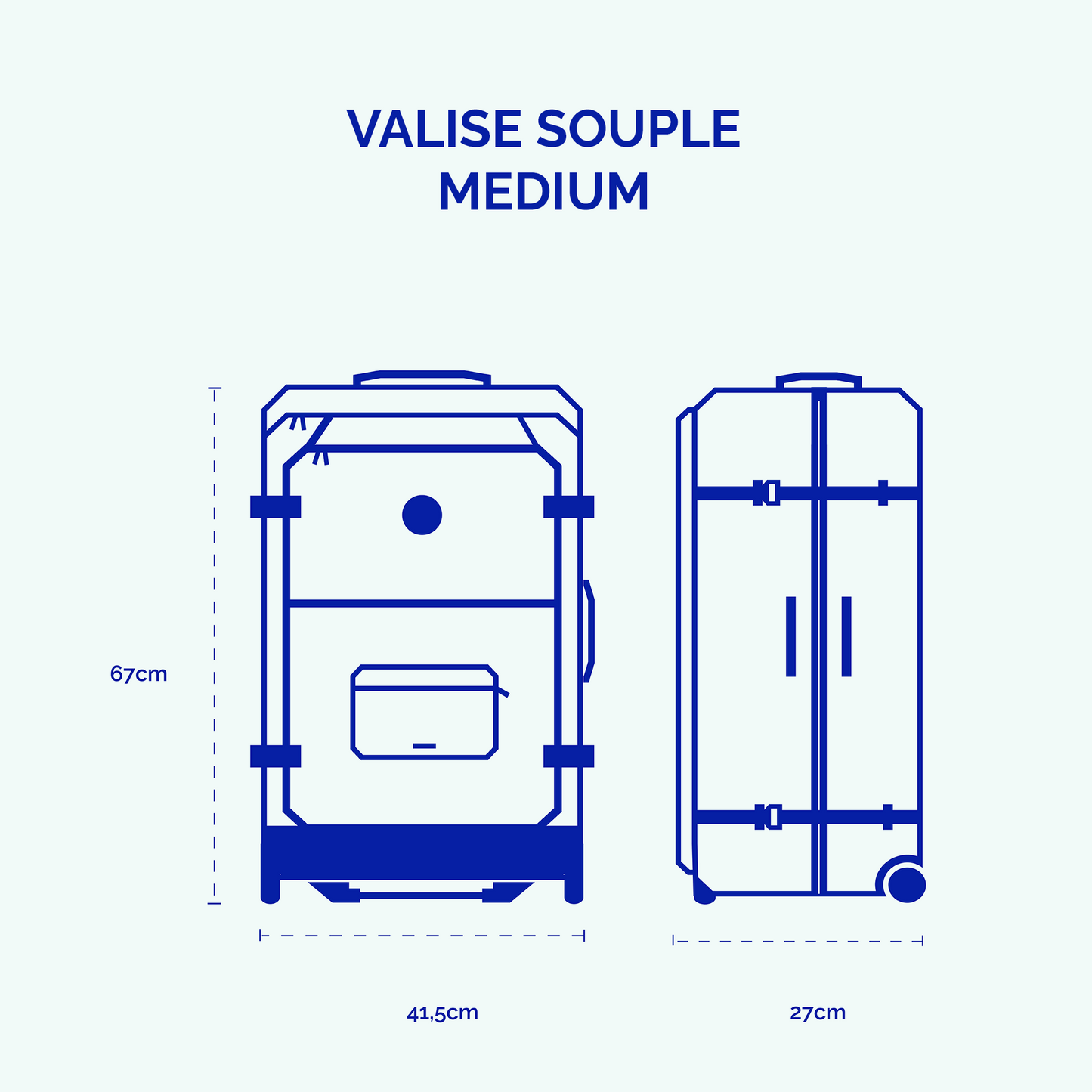 Set de 2 valises Coromandel