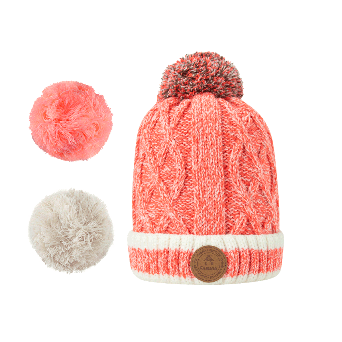 Bonnet Jus de Pomme Coral Enfant - Polaire