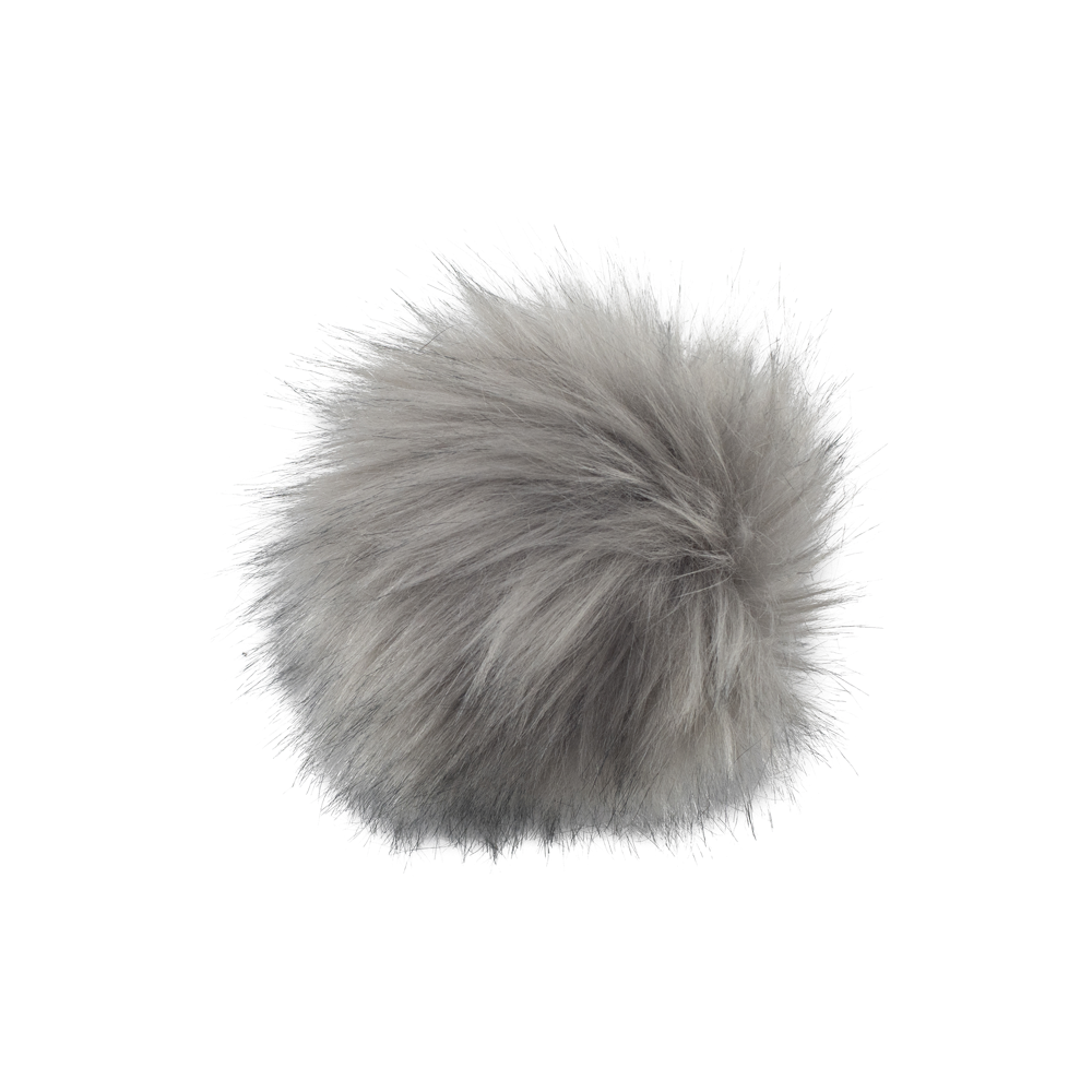 Pompon Grey Fur