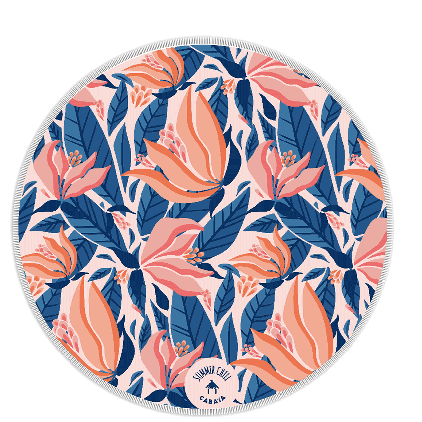 Serviette ronde Bora Bora