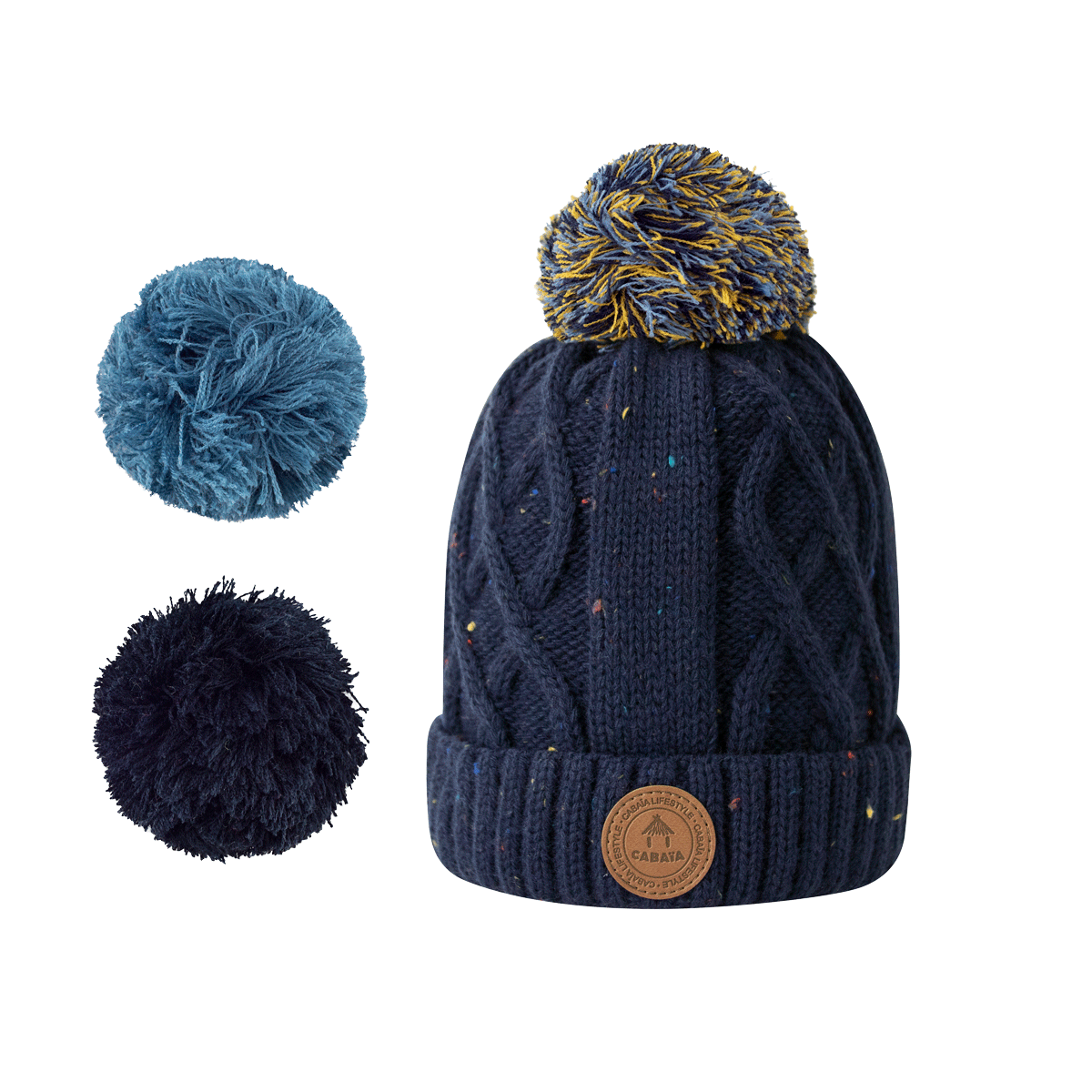 Bonnet Jus de Pomme Navy Bébé - Polaire