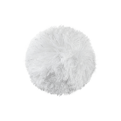 Pompon Silver/White Lurex