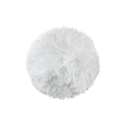 Pompon Silver/White Lurex