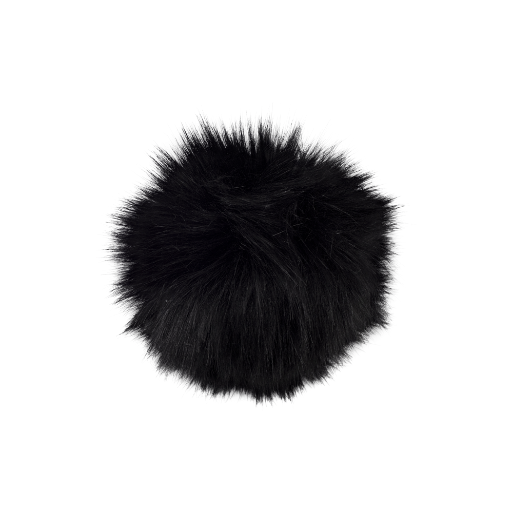Pompon Black Fur