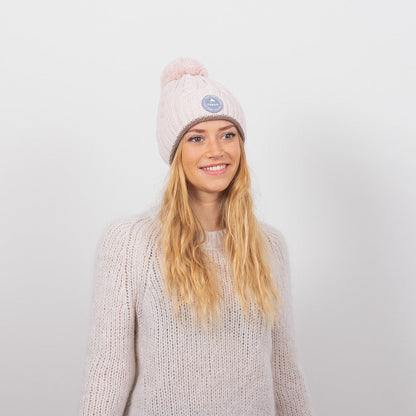 Bonnet Creamy Gin Rose pâle