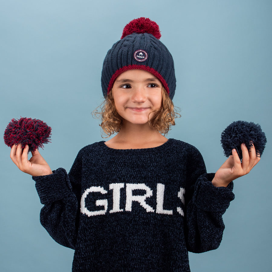 Bonnet Milky Navy