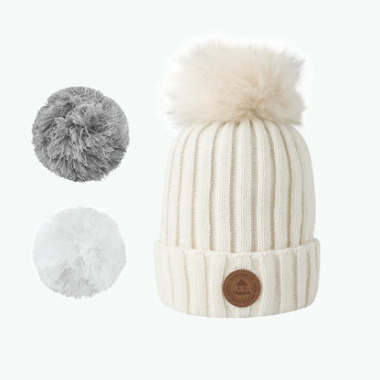 Bonnet Kir Royal Blanc - Polaire