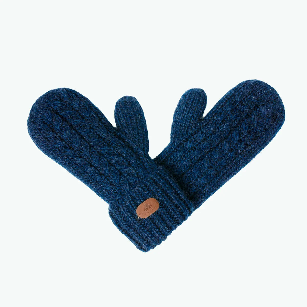 Moufles Chocolat chaud Bleu marine - Enfant