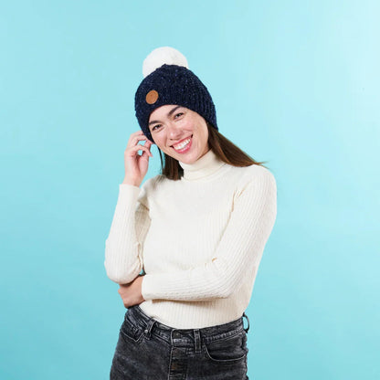 Bonnet Brick Lane Bleu marine - Polaire