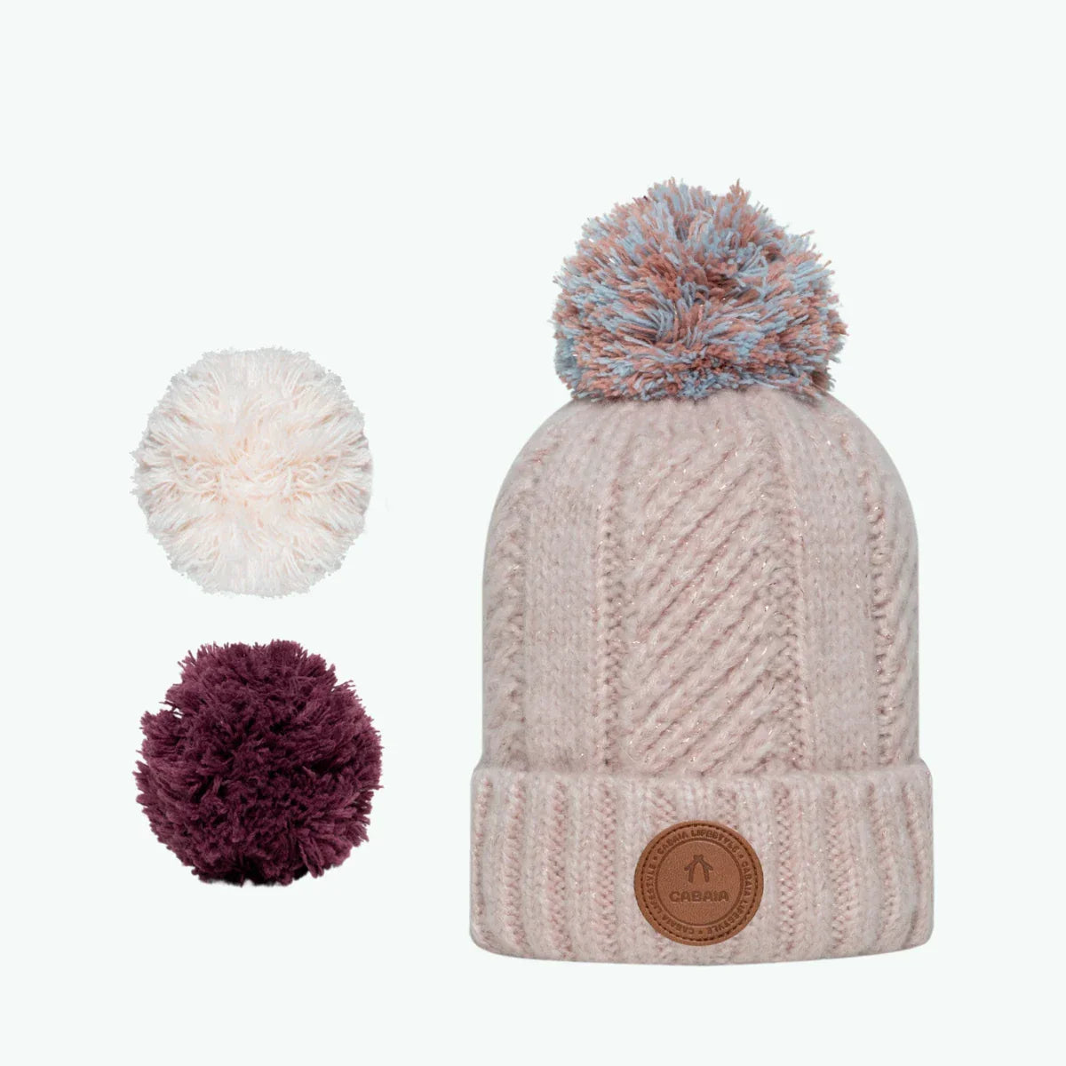 Bonnet Garibaldi Rose clair