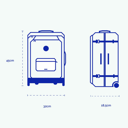 Valise Souple 2 roues XS Sibiu